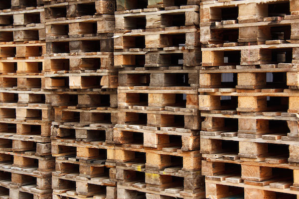 stacked pallets